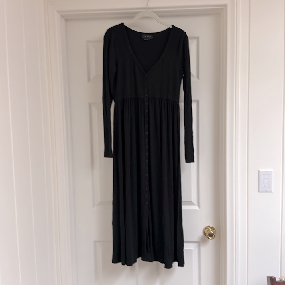 HATCH Softest Rib Longsleeve Dress